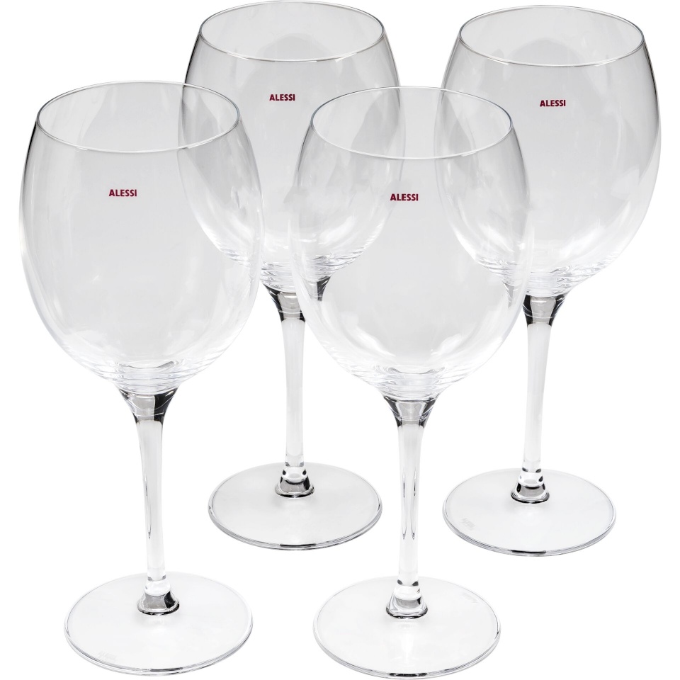Alessi pokaalid SG119/1S4 Mami-XL Glasses for White Wine, 4tk