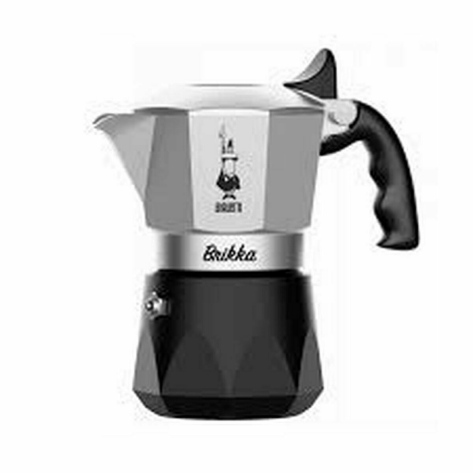 Bialetti Itaalia Kohvikann BRIKKA must Alumiinium 2 tassi
