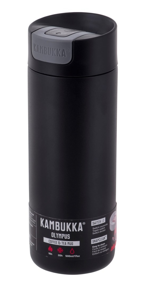 Kambukka termospudel Olympus Matte must - thermal mug, 500 ml