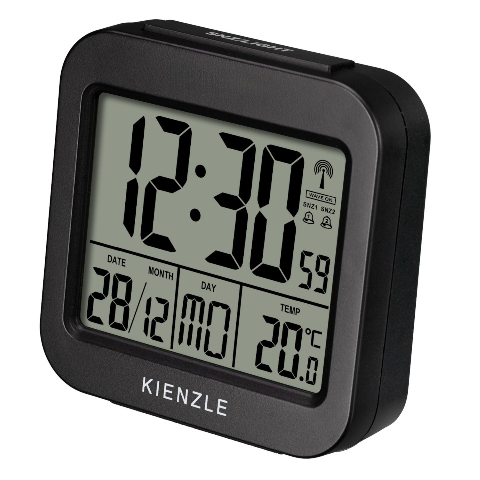 Kienzle KIENZLE Travel äratuskell with Indoor Temperature Display