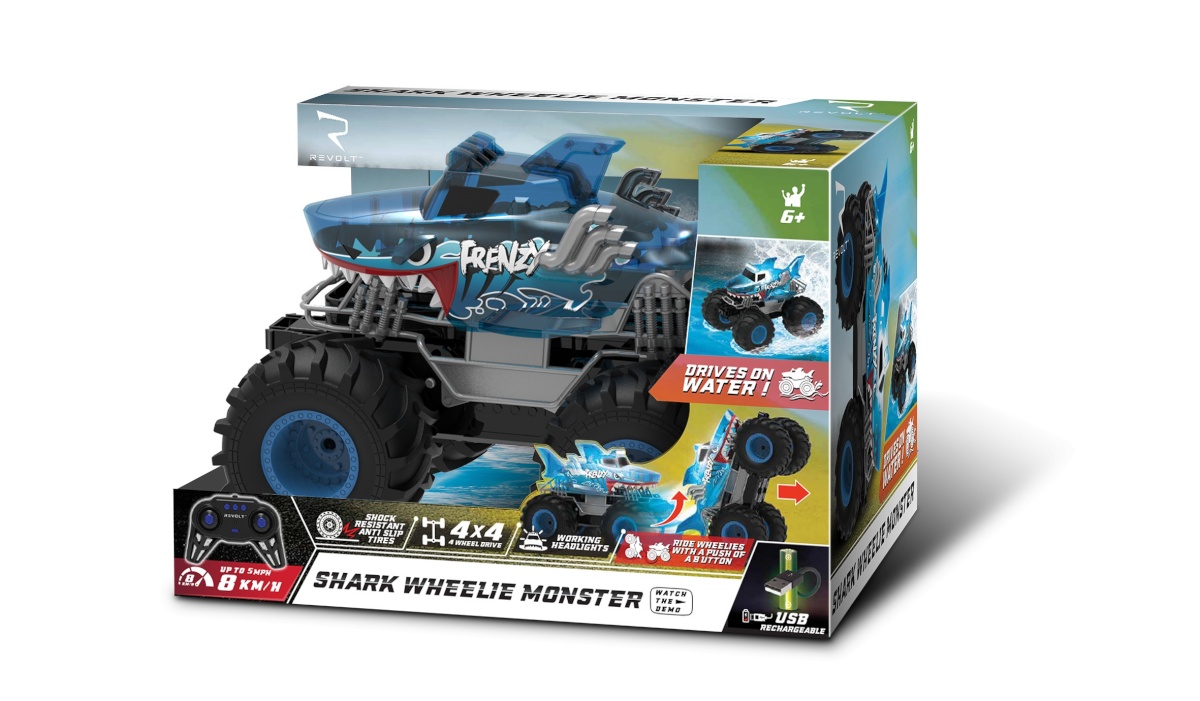 Syma SYMA REVOLT kaugjuhitav auto Shark Wheelie Monster, TG1033