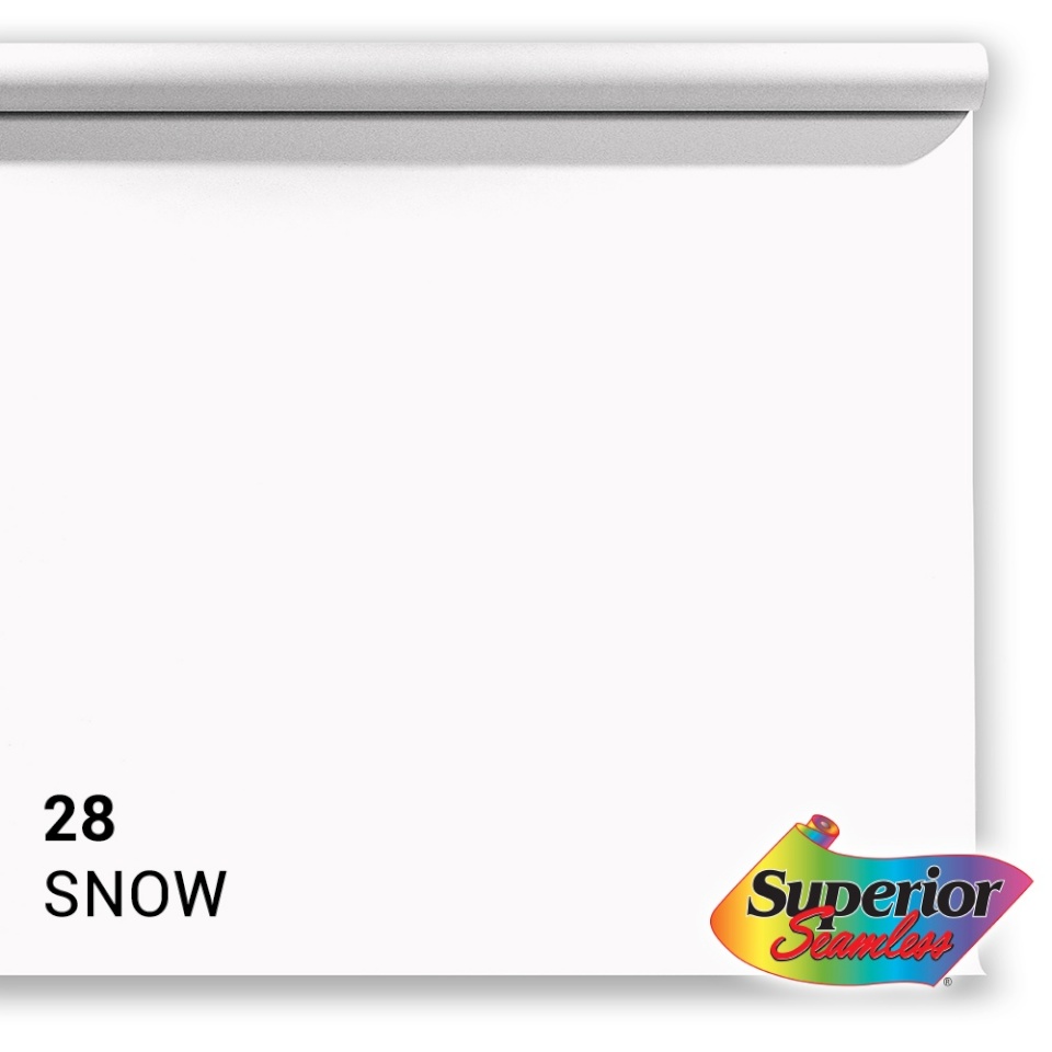Superior taust Background Paper 28 Snow 1.35x11m