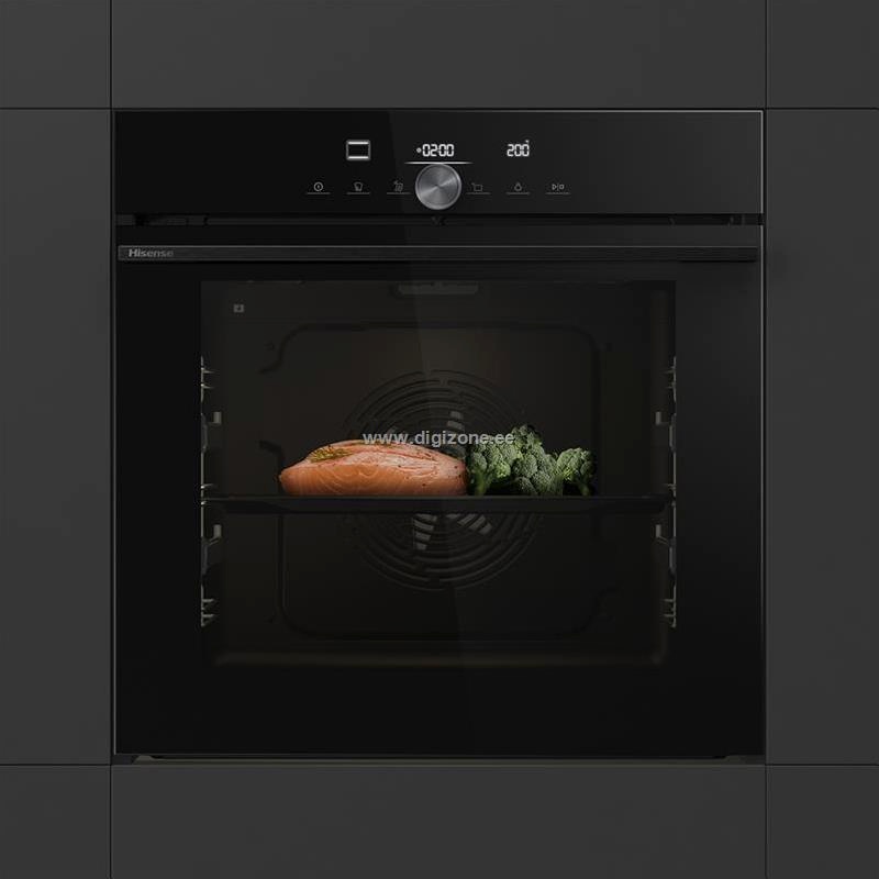 Hisense integreeritav ahi BSA65334ABG8 Built-In Oven, 77L, must