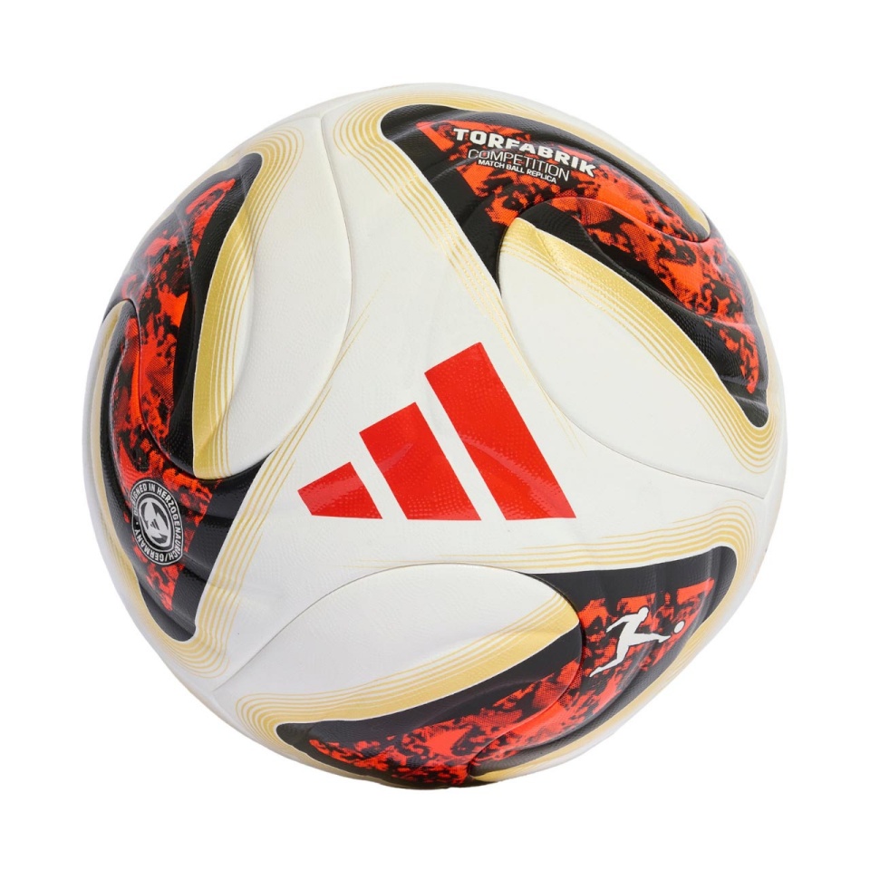 Football adidas Bundesliga 26/27 Torfabrik Competition white-orange-gold KG6045 5