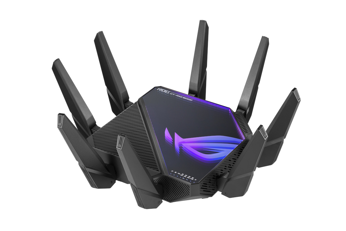 Asus juhtmevaba ruuter ROG Rapture GT-AXE16000 10 Gigabit Ethernet Tri-band (2.4 GHz / 5 GHz / 6 GHz) Must