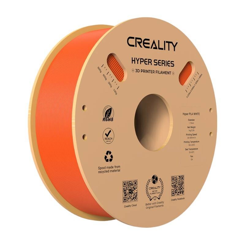 Creality 3D-printeri niit Hyper PLA Filament (oranž)