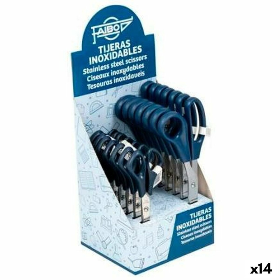 Faibo Käärid T1600 & T2100 sinine Roostevaba teras 21cm 16cm 14tk