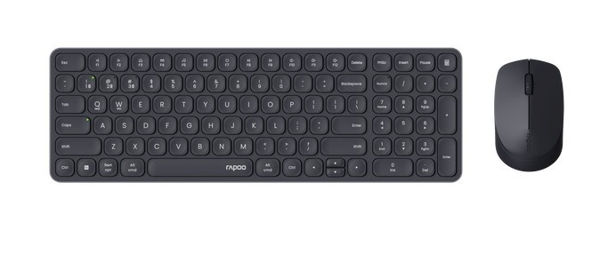 RAPOO klaviatuur Wireless multimode desk Set must