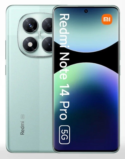 Xiaomi mobiiltelefon Redmi Note 14 Pro 5G 16.9cm (6.67") Dual SIM USB Type-C 8GB 256GB 5110mAh roheline