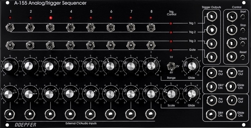 Doepfer A-155V Vintage analoog / trigger-sekventser Eurorack moodul