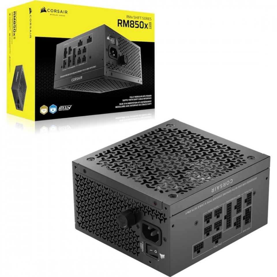 Corsair toiteplokk RM850x SHIFT 80+ kuldne ATX 3.1 MODULA