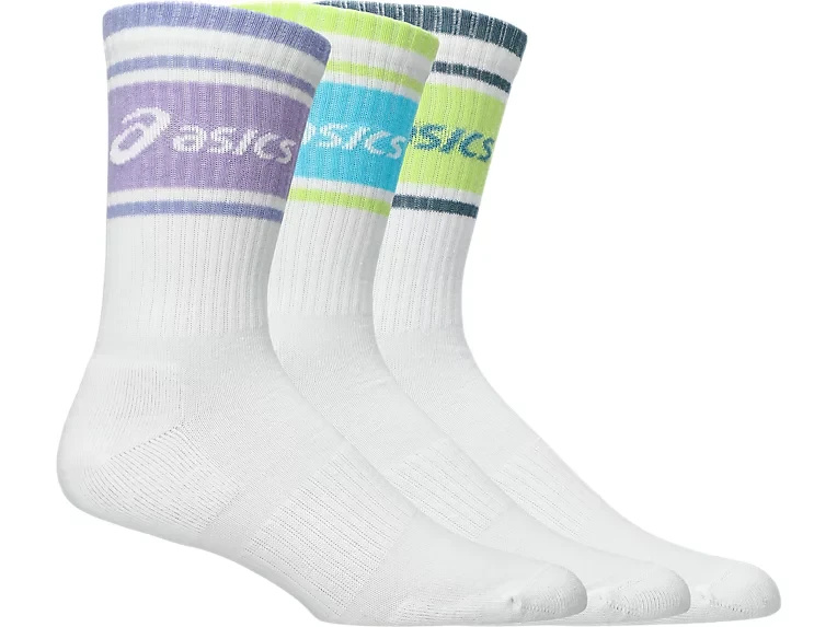 Asics sokid 3 PACK LOGO CREW Sock valge - suurus 43/46