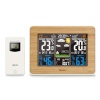 Alecto ilmajaam WS-1560 Weather Station with Wireless Sensor Bamboo, pruun/valge