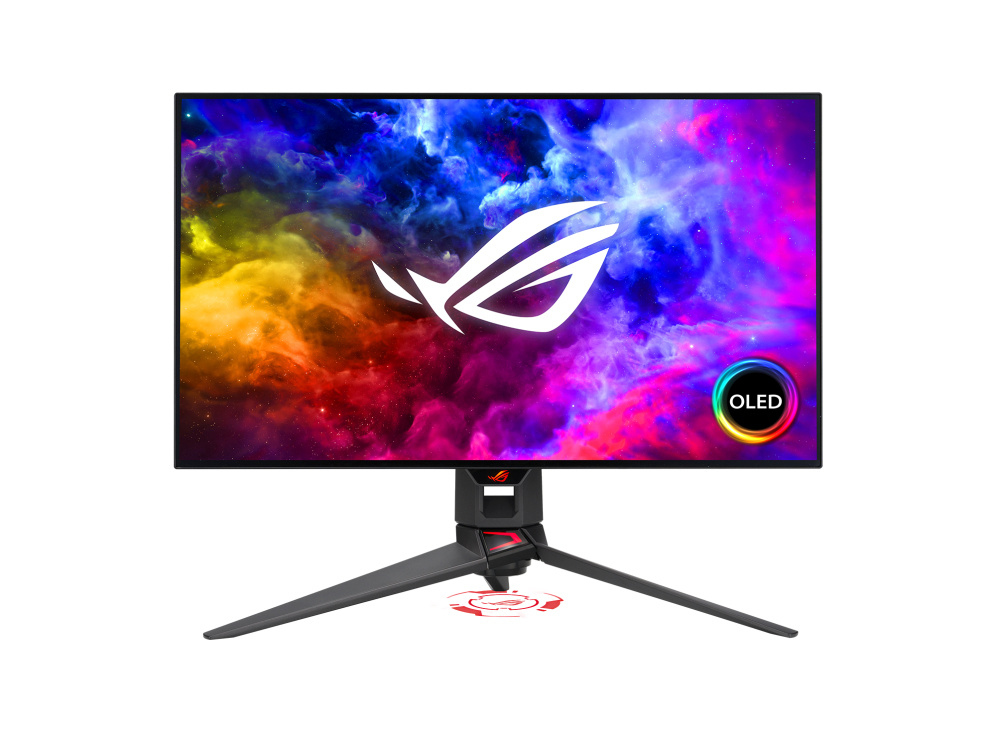 ASUS monitor ROG Swift OLED PG27AQDM 26.5" Wide Quad HD OLED-ekraan, must