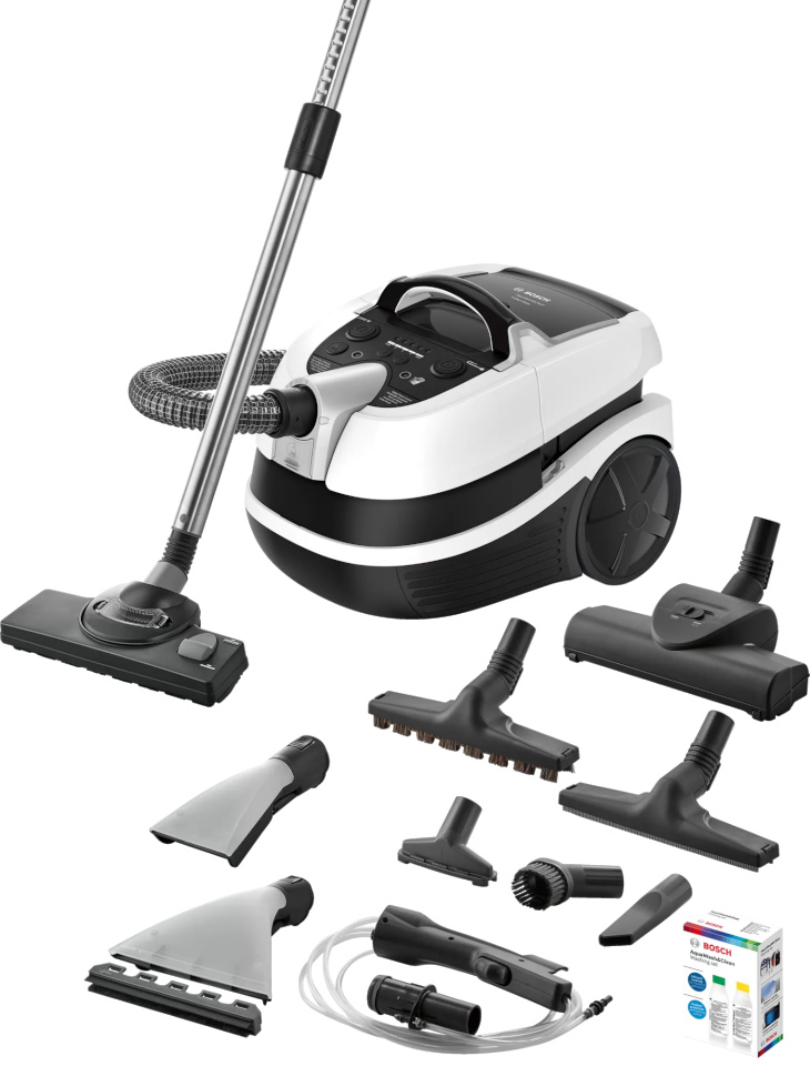 Bosch vee- ja tolmuimeja BWD421PRO Serie 4 Wet&Dry Vacuum Cleaner, 2100W, valge/must