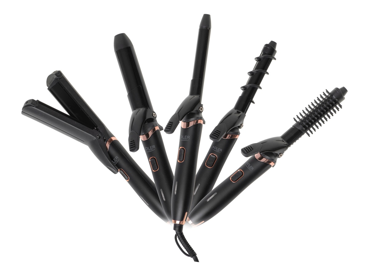 Adler lokitangid Hair Styling Set 5-in-1 | AD 2028 | Ceramic heating system | 1200 W | must