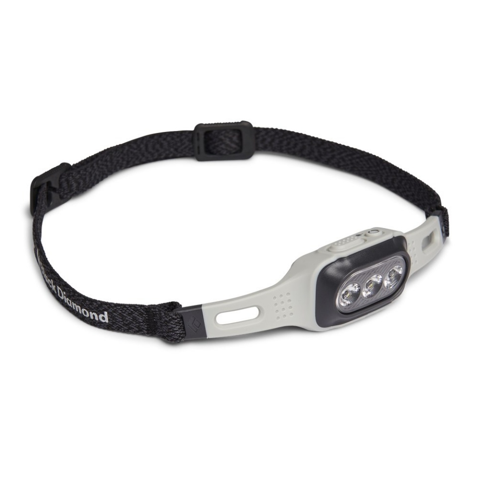 Black Diamond Deploy 325 must, valge pealamp Headband LED