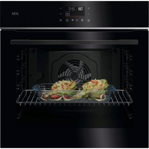 AEG integreeritav ahi TU5PB43APB, 72L, A+, pürolüüs, must/roostevaba-teras