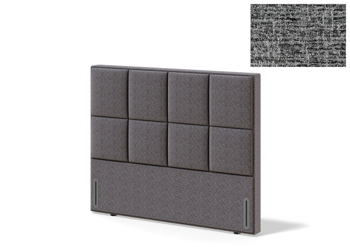 Sleepwell voodiots RED/BLACK KRONANG, 141x12x130cm, AVOLA tumehall