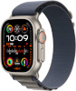 Apple Watch Ultra 2 GPS + Cellular 49mm Titanium Case with Blue Alpine Loop, Large