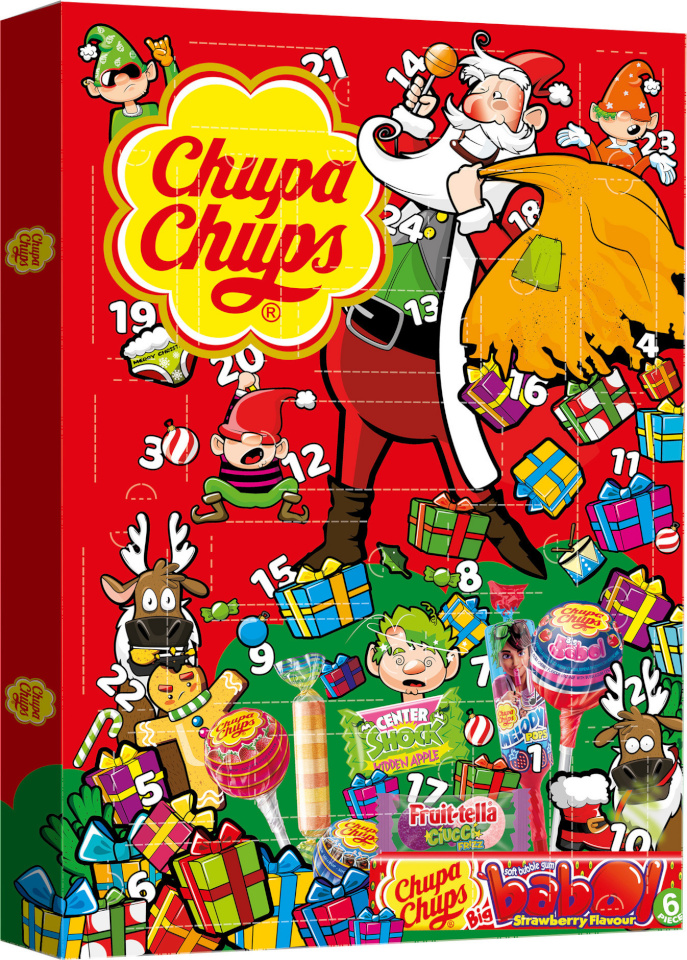 Chupa Chups advendikalender Advent Calendar, 210,6g