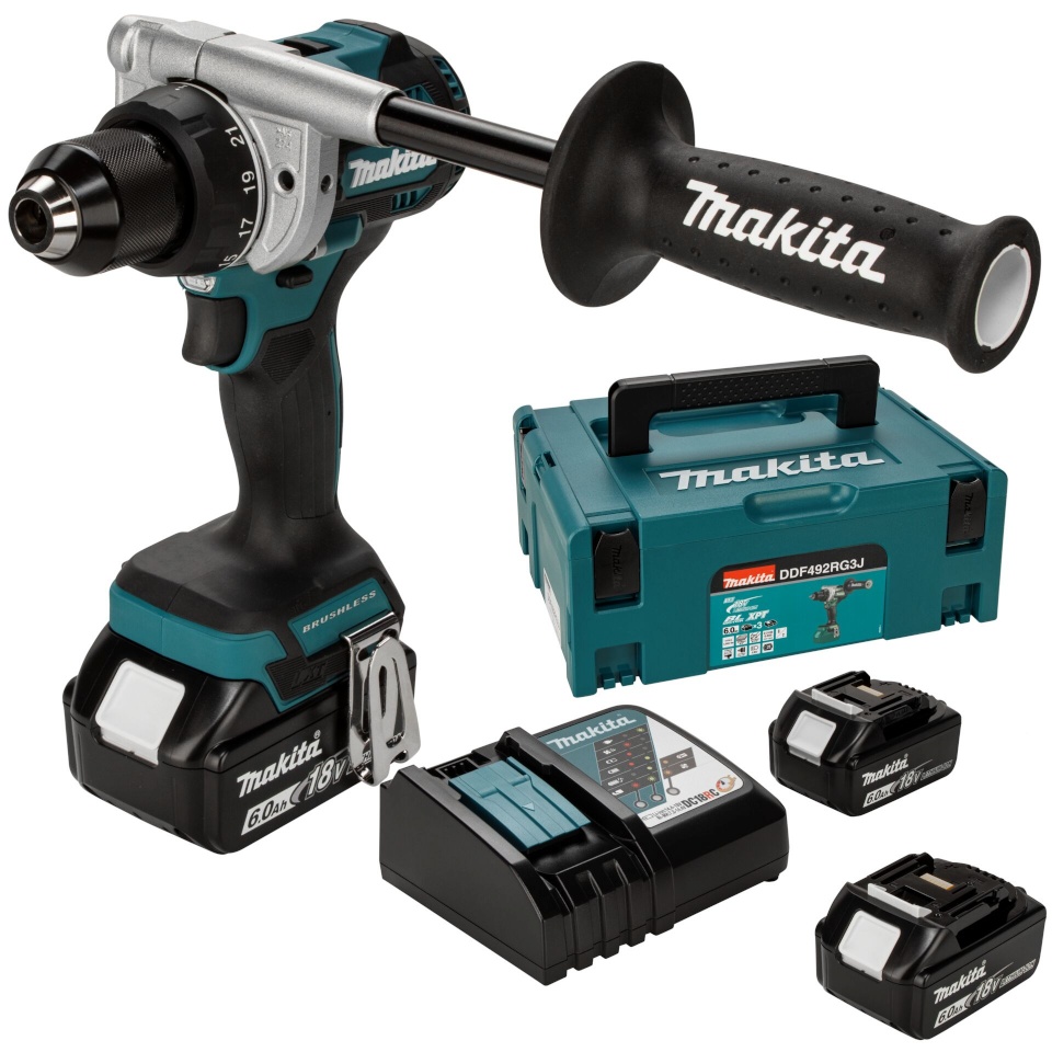 Makita akutrell DDF492RG3J Cordless Drill