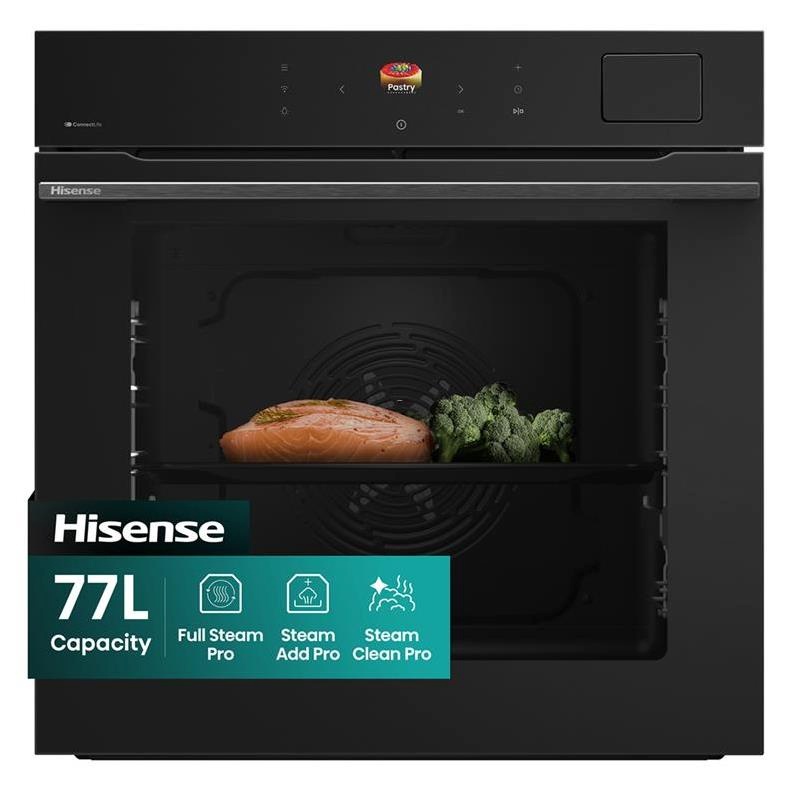 Hisense integreeritav auruahi Hi8 Built-In Steam Oven, 77L, must