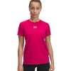 Under Armour T-särk naistele Rival Core SS fuksia 1383648 681 suurus XS
