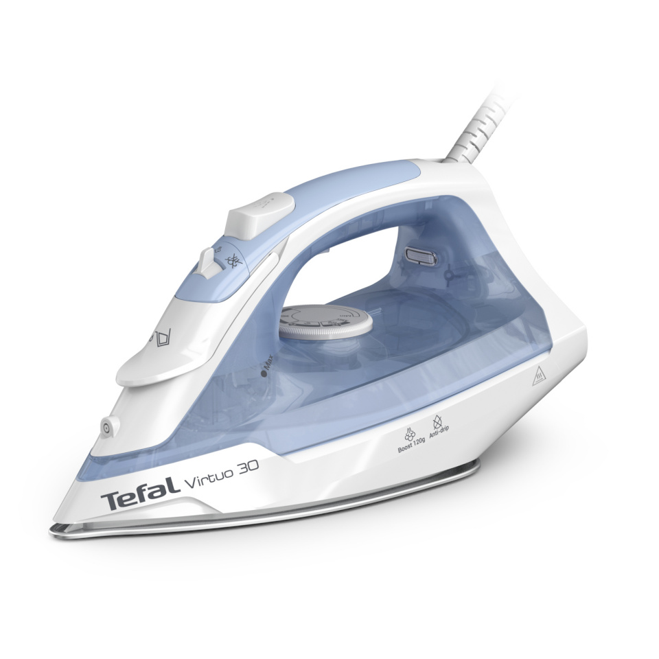 Tefal triikraud Virtuo 30 Steam Iron, 2000W, sinine