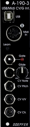 Doepfer A-190-3V Vintage USB/MIDI-CV / Gate liidese Eurorack moodul