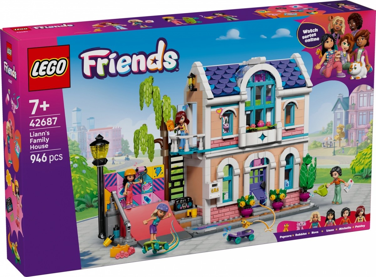 LEGO klotsid 42687 Friends Lianns Familienhaus