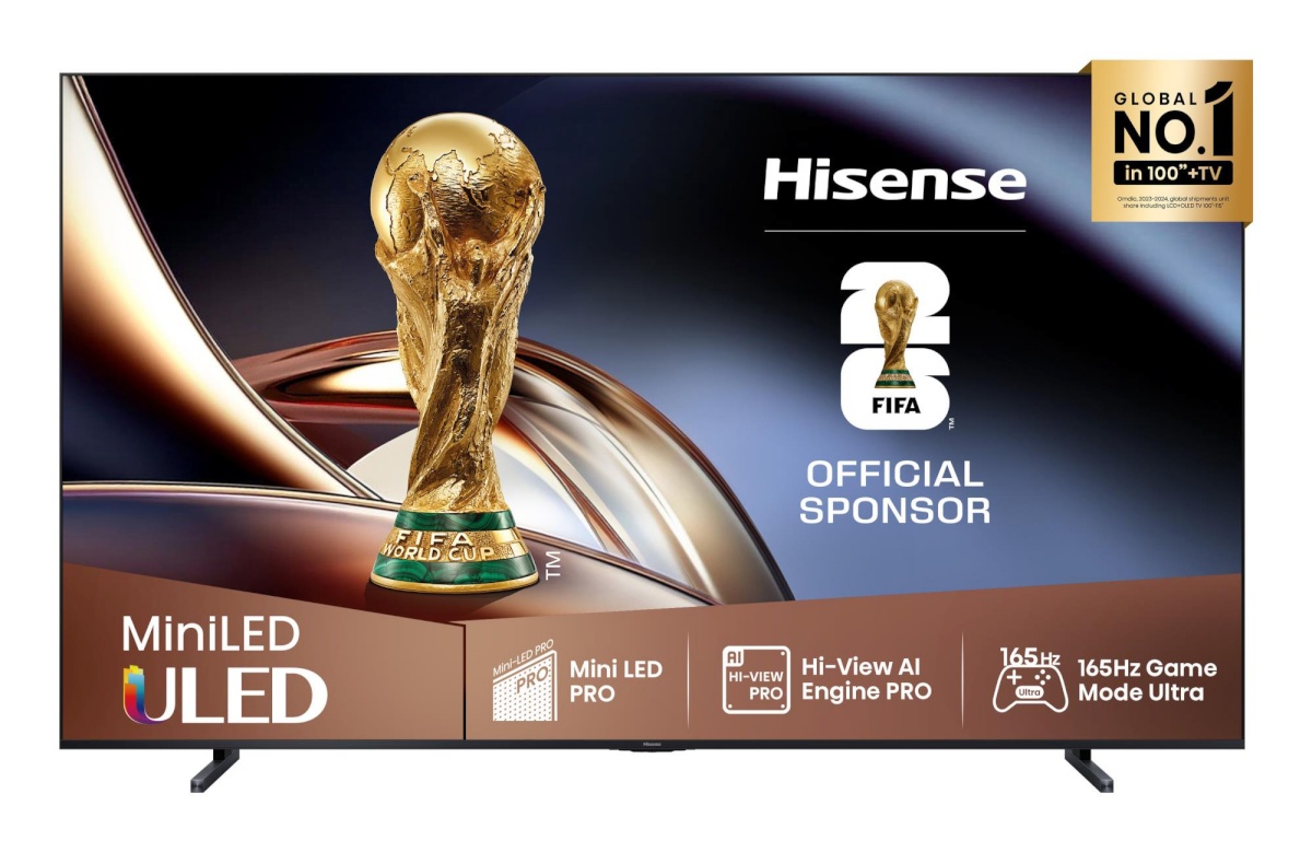 HISENSE televiisor 100 " 4K Ultra HD 3840 X 2160 Pixels flat 16:9 uled 100u8q