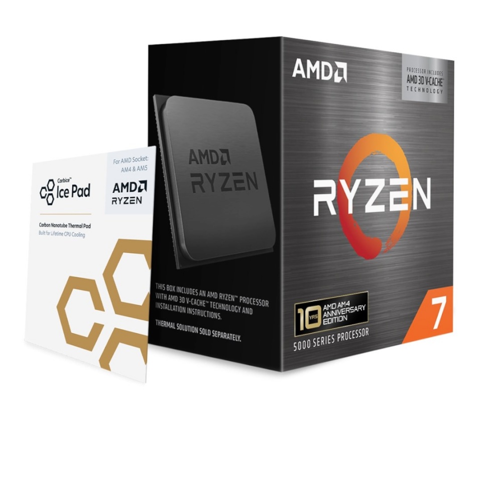 AMD protsessor Ryzen 7 5800X3D 3.4GHz 96MB L3 Box