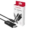 Axagon kaabel RVC-DPC USB-C on DispalyPort, 1.8m, must