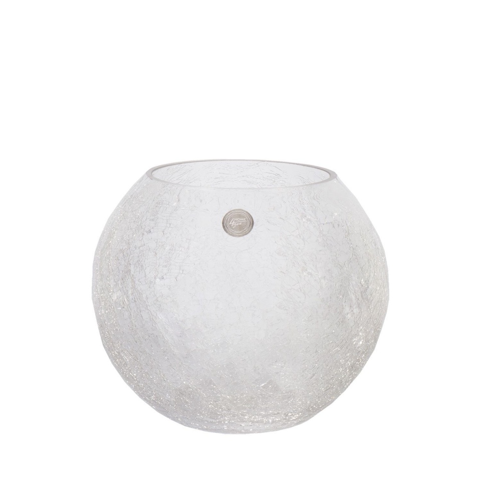 H4Y vaas Crack Bowl, 24x21cm, läbipaistev