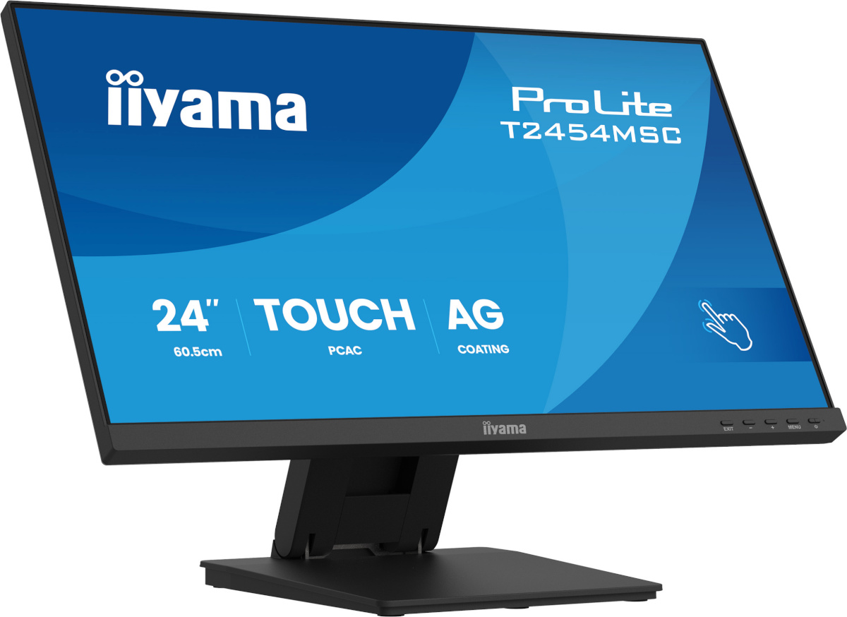 iiyama monitor 60.5cm (23.8") T2454MSC-B3AG 16:9 M-Touch HDMI+USB+DP