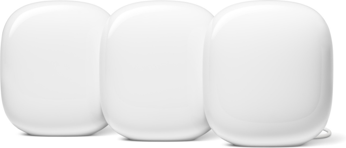 Google Nest WiFi Pro WiFi 6E võrgusüsteem, 3 tk pakis