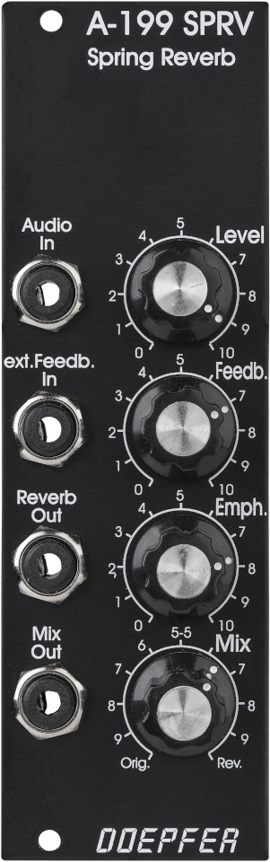 Doepfer A-199V Vintage Federhall / Spring Reverb Eurorack moodul