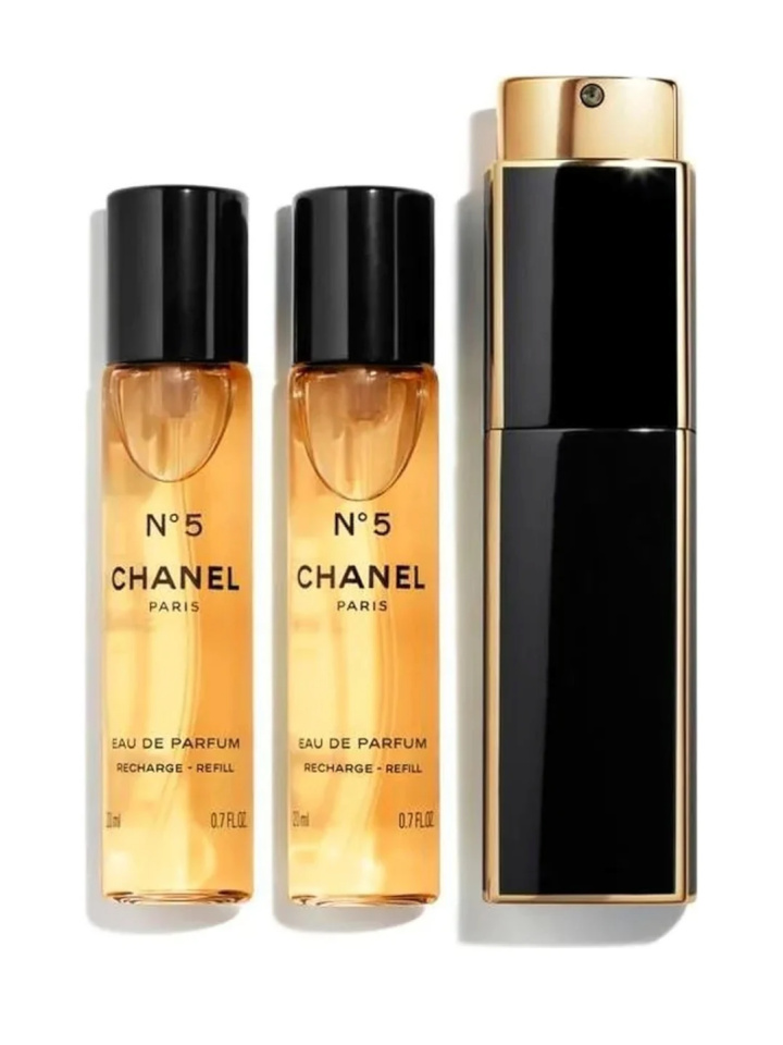 Chanel komplekt N°5 Twist and Spray 3x 20 ml, naistele