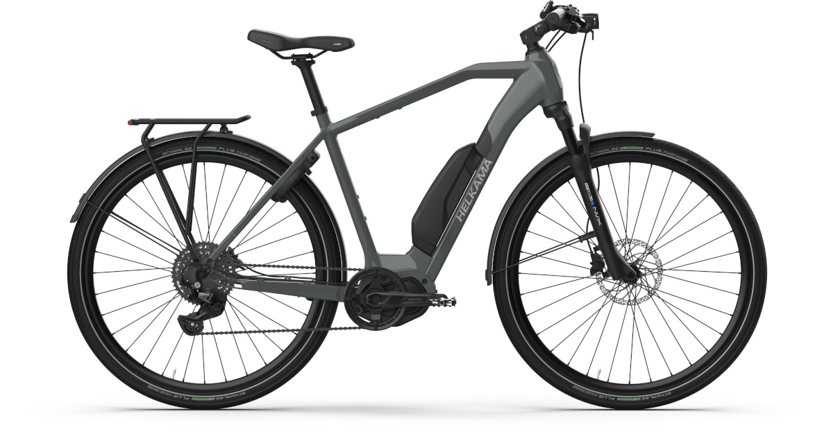 Helkama elektrijalgratas SE, 56cm, 10-käiguline, tumehall