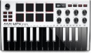 Akai MPK Mini 3 mini-suuruses USB-klaviatuur, valge