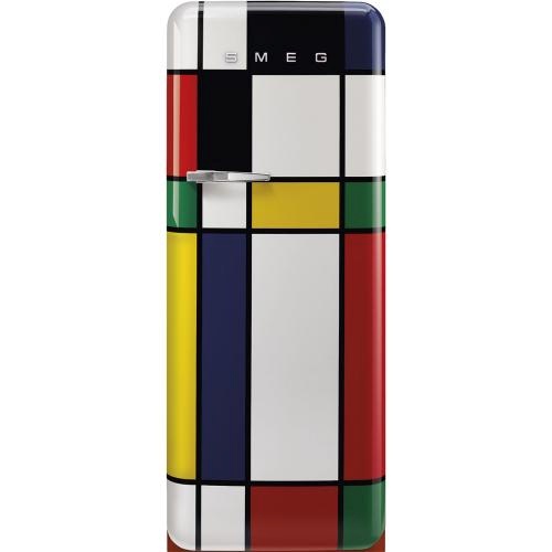 Smeg külmik FAB28RDMC6 50-ndate stiil, 153cm, 244/26 l, 35dB, mehaaniline juhtimine, värviline