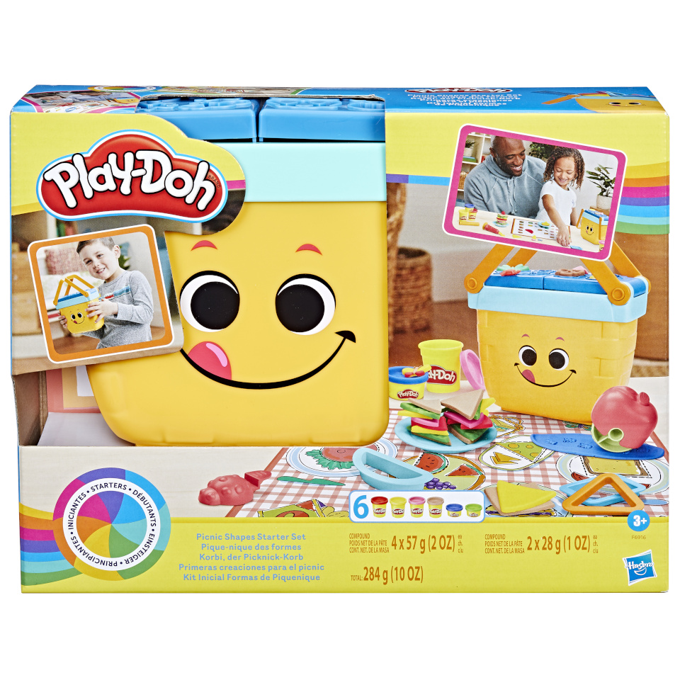 Play-Doh voolimiskomplekt Picnic Shapes Starter Set, F6916