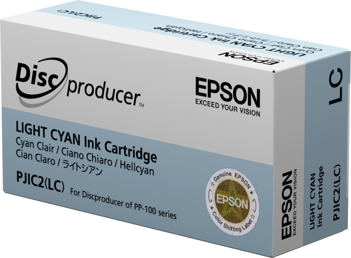 Epson tindikassett Epson PJIC7(LC) Discproducer PP50/100 hele tsüaan