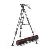 Manfrotto statiiv 608 Nitrotech videopea, alumiiniumist kahe jalaga statiiv