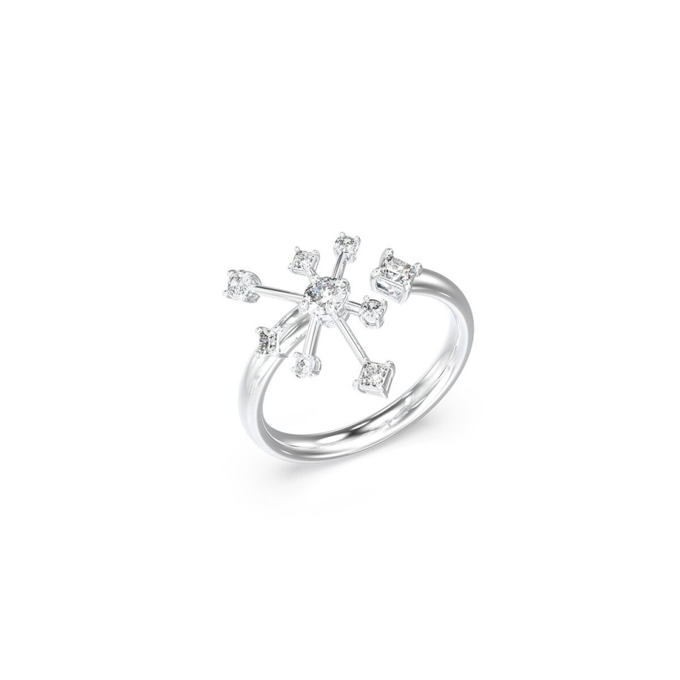 Guess naiste sõrmus JUBR05565JWRH54 Hõbedane