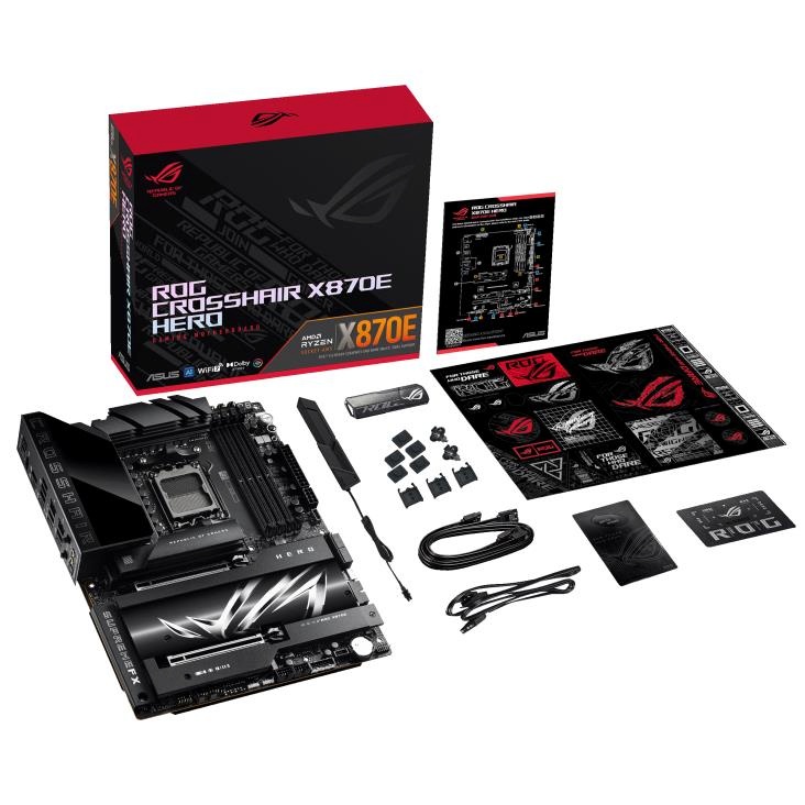 Asus emaplaat X870e S1718 ATX/ROG Crosshair X870e Hero