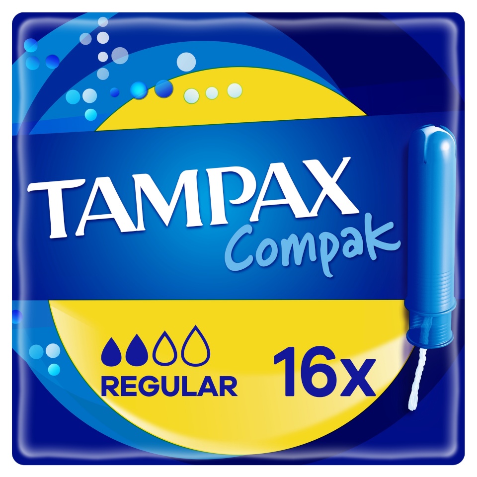 Tampax Compak Regular Tampoonid Aplikaatoriga, 16 tk