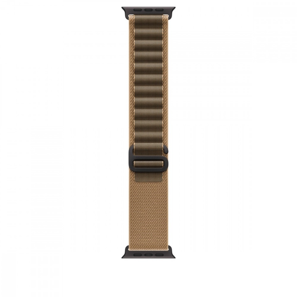 Apple kellarihm Watch 49mm Desert Alpine Loop - Large - Black Titanium Finish