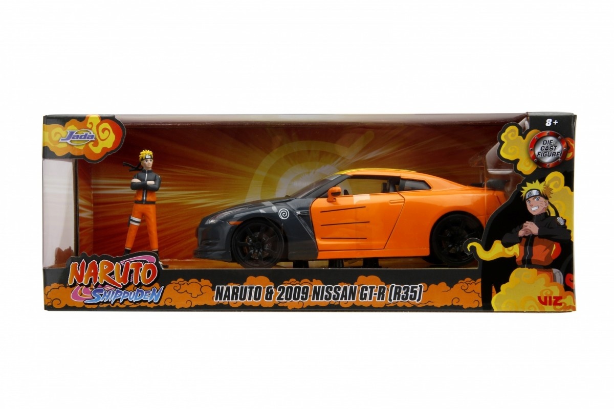 JADA TOYS 253255054 mänguauto with figure Naruto Nissan GT-R 1/24